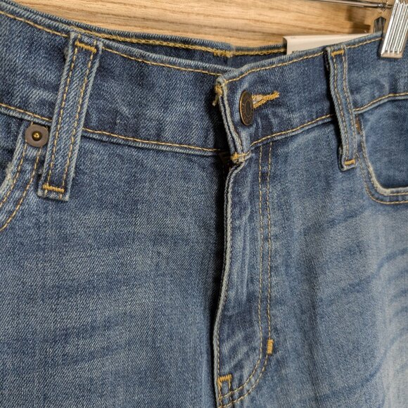 Sonoma SLIM Blue Denim Cutoff Shorts 11 in. Inseam Size 33 - Picture 4 of 12